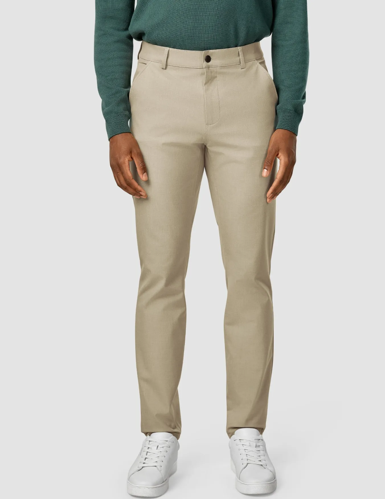 Essential Pants Slim Moonstone Melange
