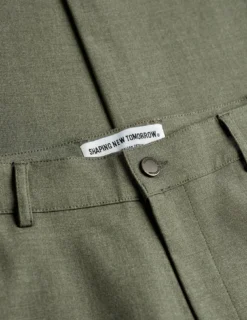 Essential Pants Slim Nightfall Green Melange