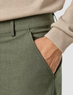 Essential Pants Slim Nightfall Green Melange