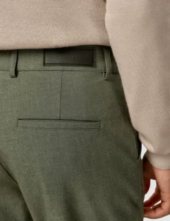 Essential Pants Slim Nightfall Green Melange