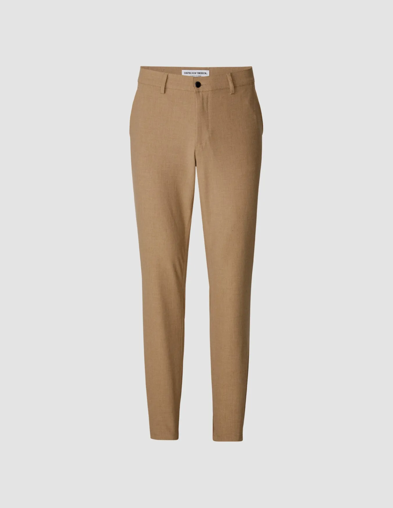 Essential Pants Slim Sand Melange