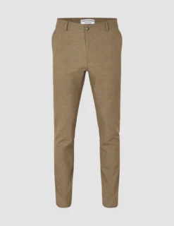 Essential Pants Slim Vintage Brown Melange
