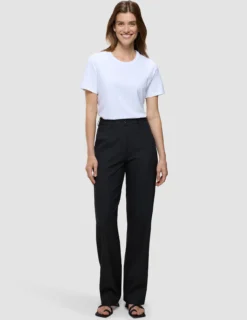 Essential Pants Straight Black