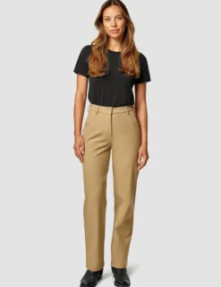 Essential Pants Straight Caramel