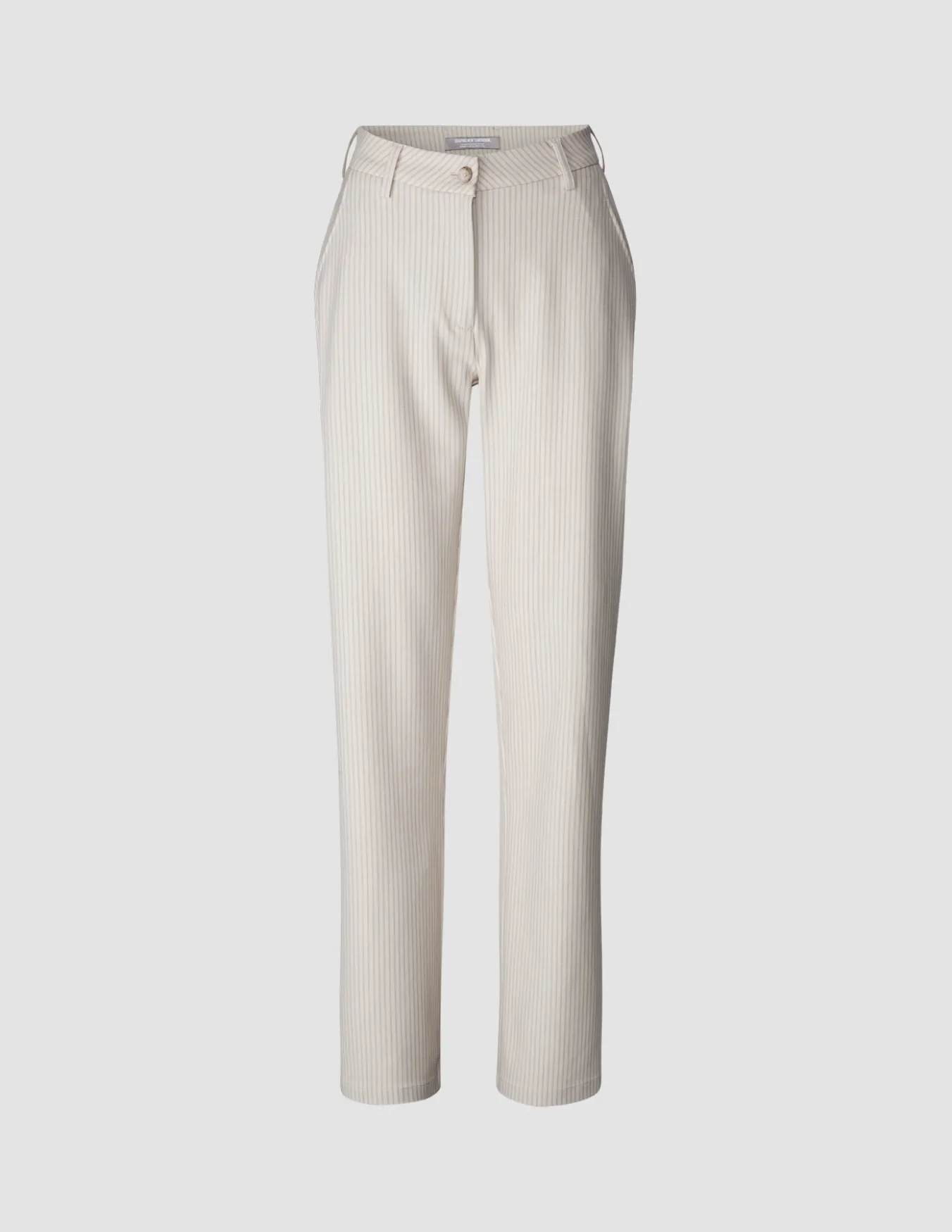 Essential Pants Straight Cream Latte