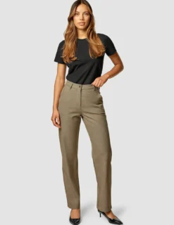 Essential Pants Straight Latte