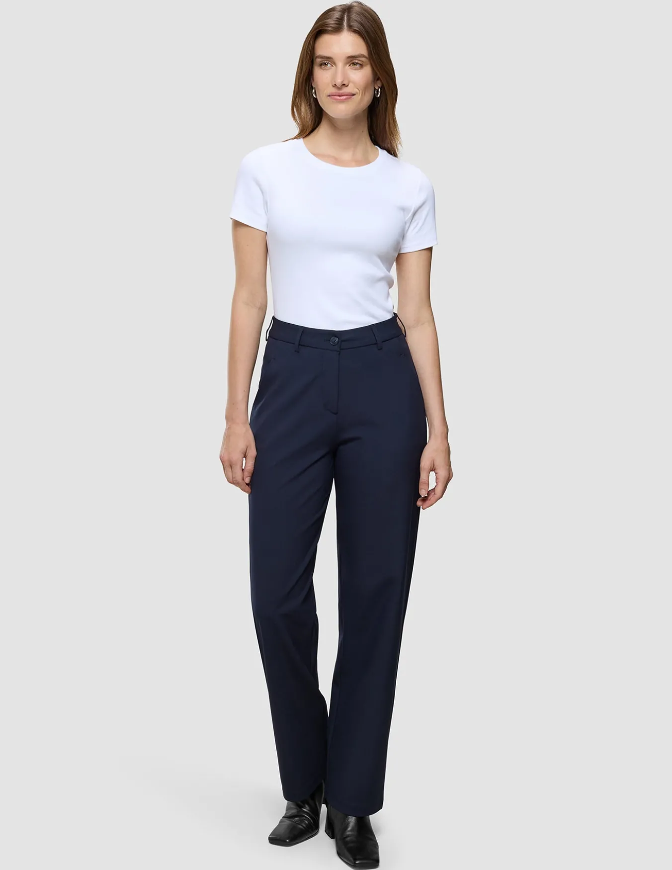 Essential Pants Straight Midnight Blue