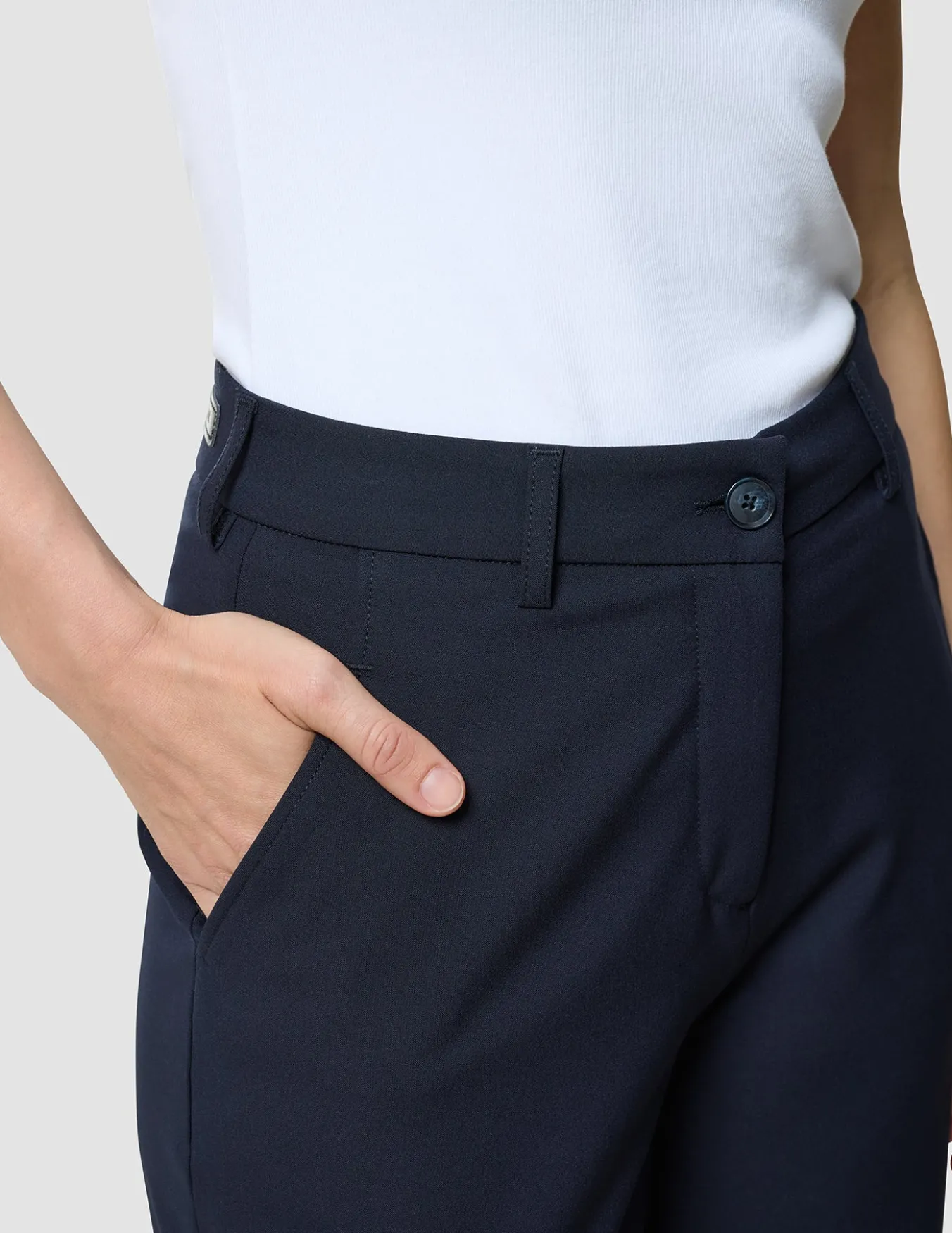 Essential Pants Straight Midnight Blue