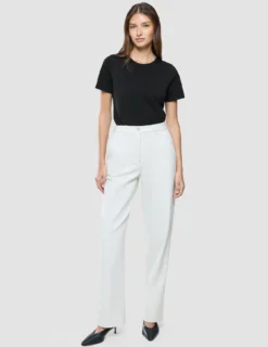 Essential Pants Straight Off White