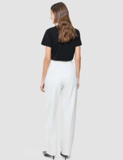Essential Pants Straight Off White