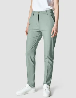 Essential Pants Tapered Calm Green Melange