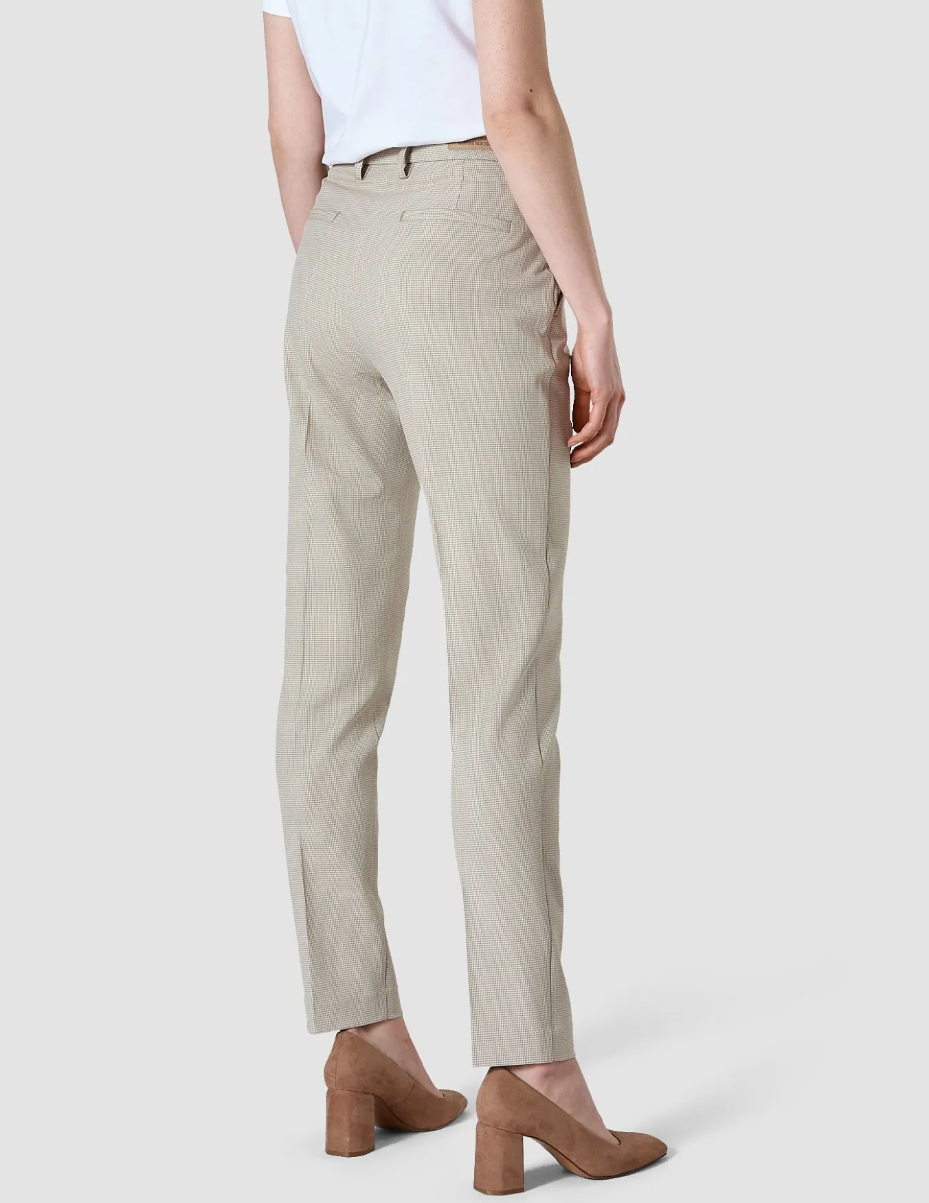 Essential Pants Tapered Petite Check