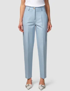 Essential Pants Tapered Sky Blue Melange