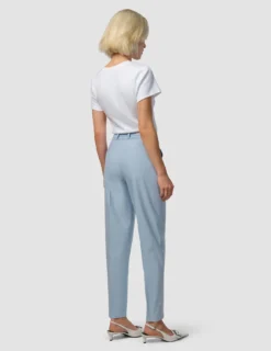Essential Pants Tapered Sky Blue Melange