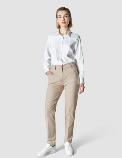 Essential Pants Tapered Toffee Check