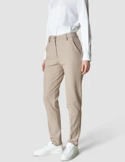 Essential Pants Tapered Toffee Check