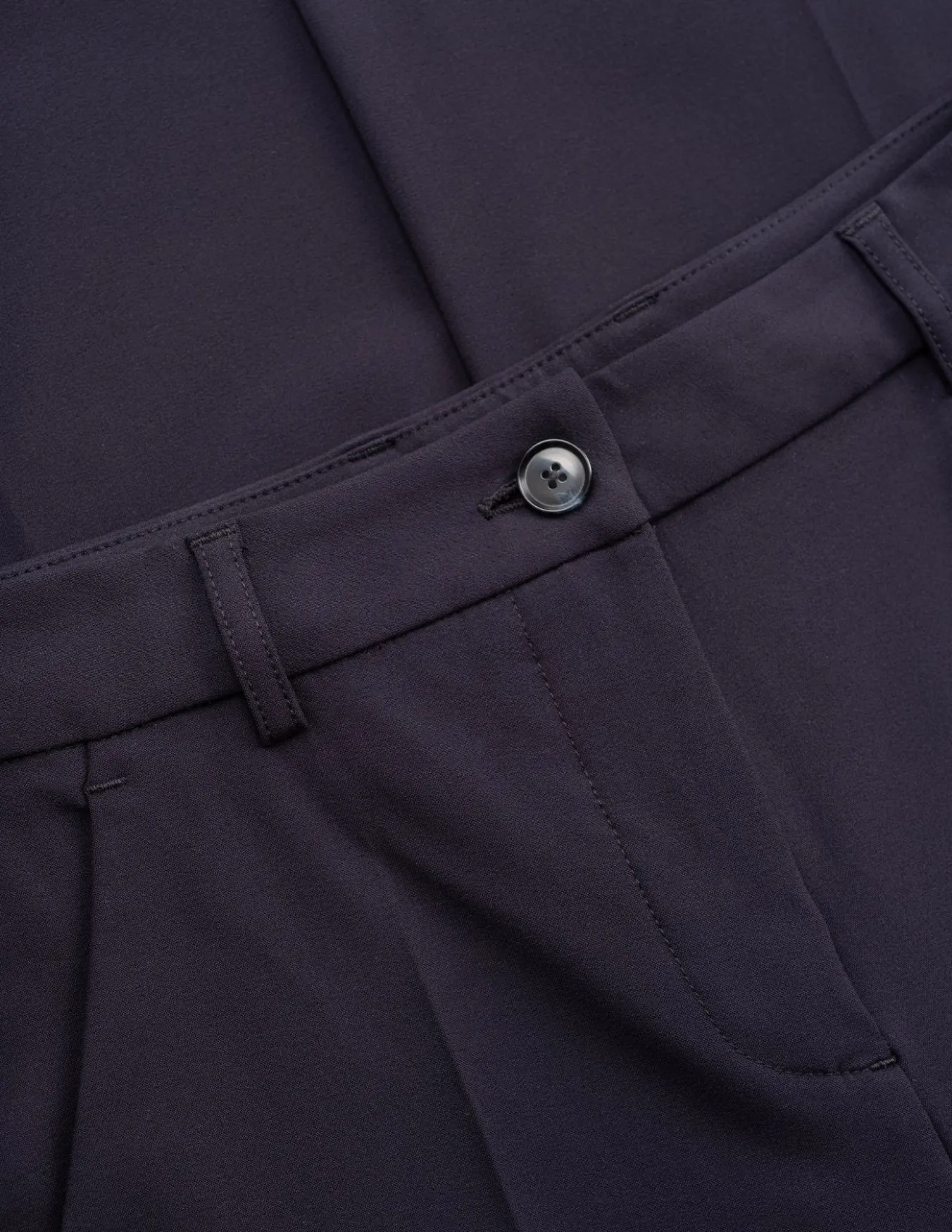 Essential Pants Wide Midnight Blue