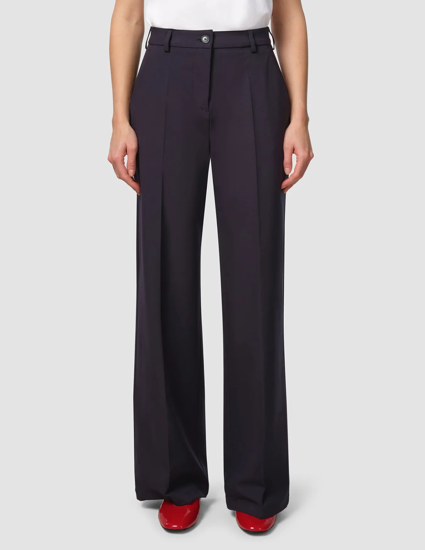Essential Pants Wide Midnight Blue