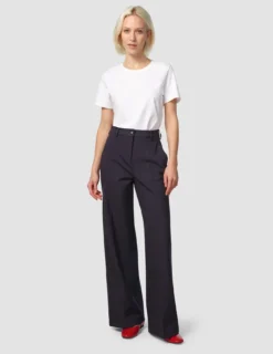 Essential Pants Wide Midnight Blue
