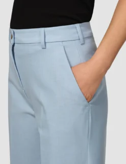 Essential Pants Wide Sky Blue Melange