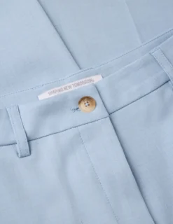 Essential Pants Wide Sky Blue Melange
