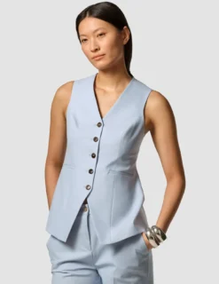 Essential Set Long Vest & Wide Pants