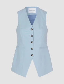 Essential Set Long Vest & Wide Pants