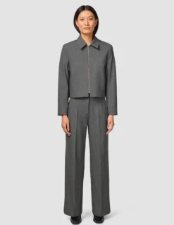 Essential Set Short Zip Jacket & Wide Pants
