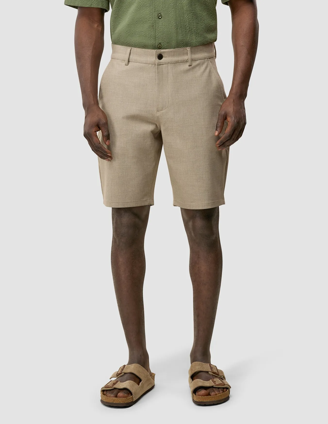 Essential Shorts Beige Melange