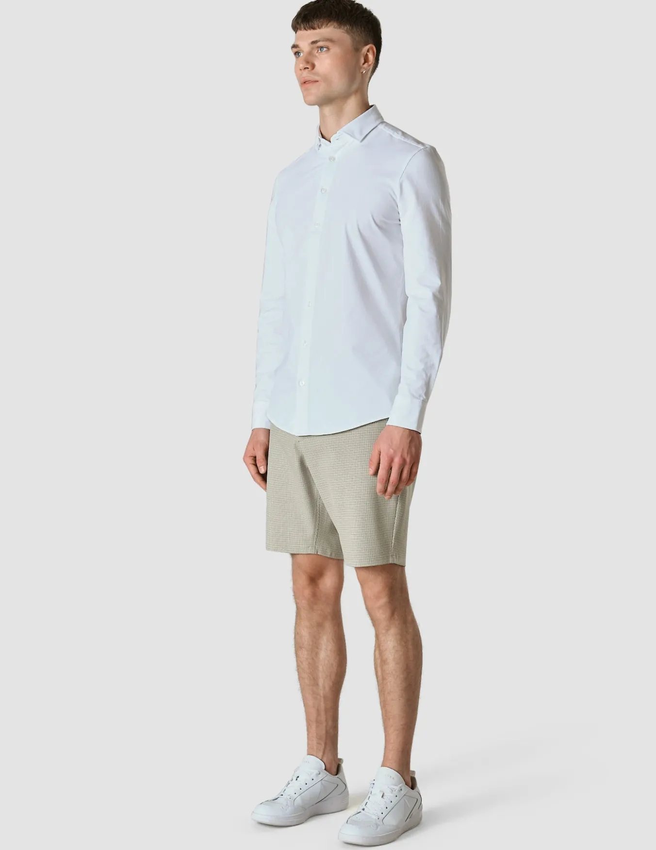 Essential Shorts Duo Check Green