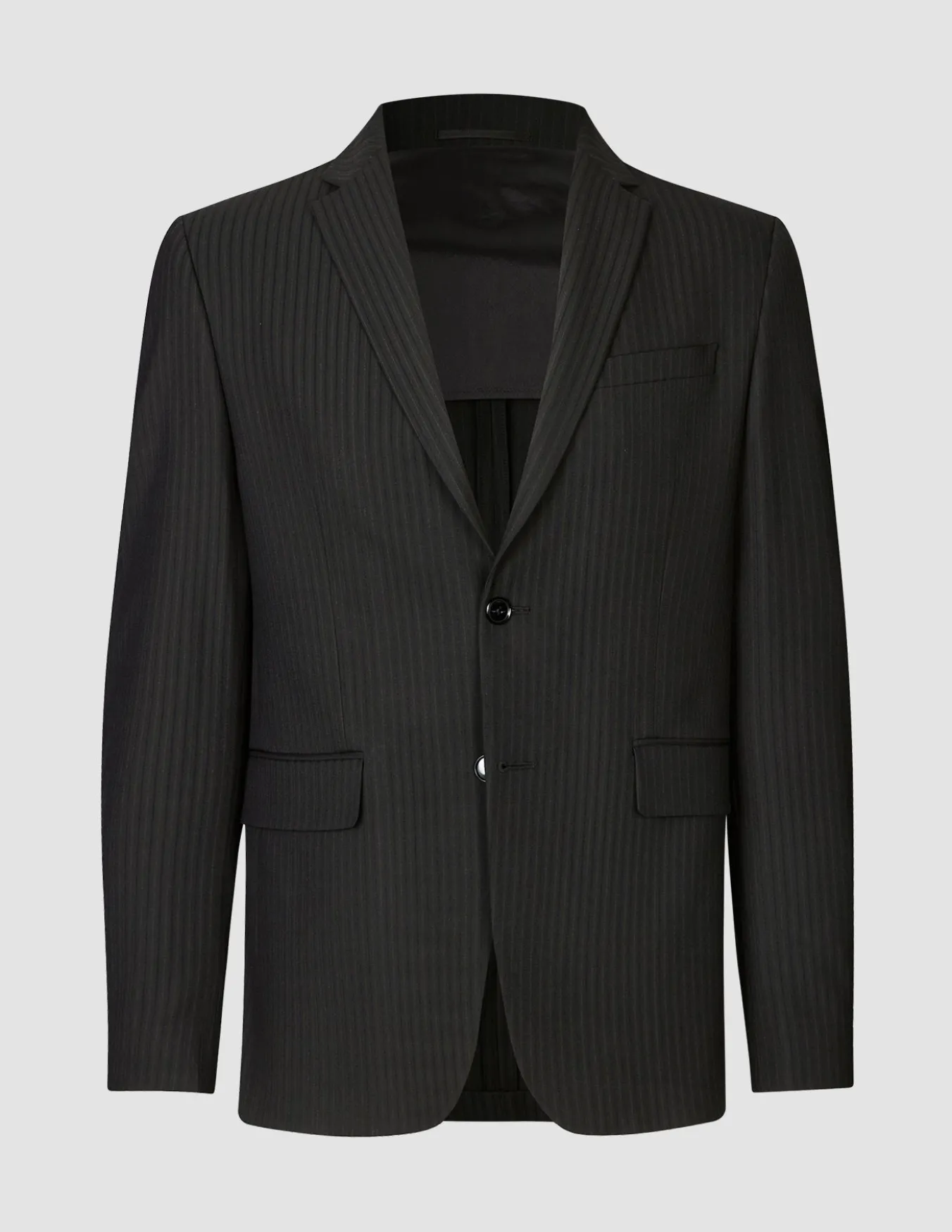 Essential Suit Asphalt Pinstripe