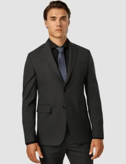 Essential Suit Asphalt Pinstripe