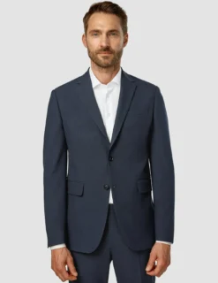 Essential Suit Dark Blue Check