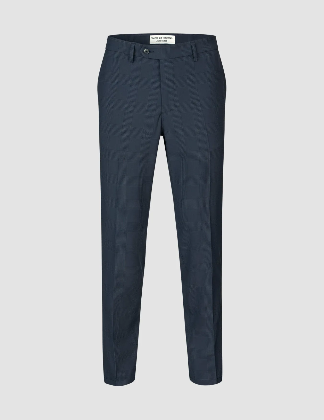 Essential Suit Dark Blue Check