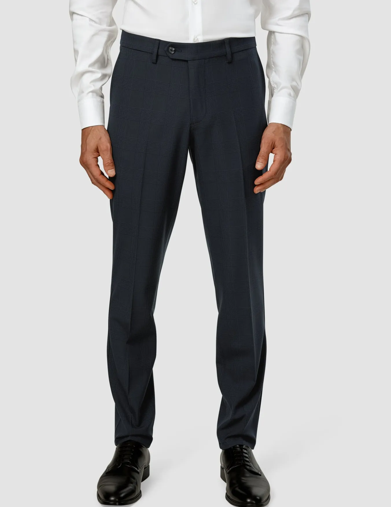 Essential Suit Dark Blue Check