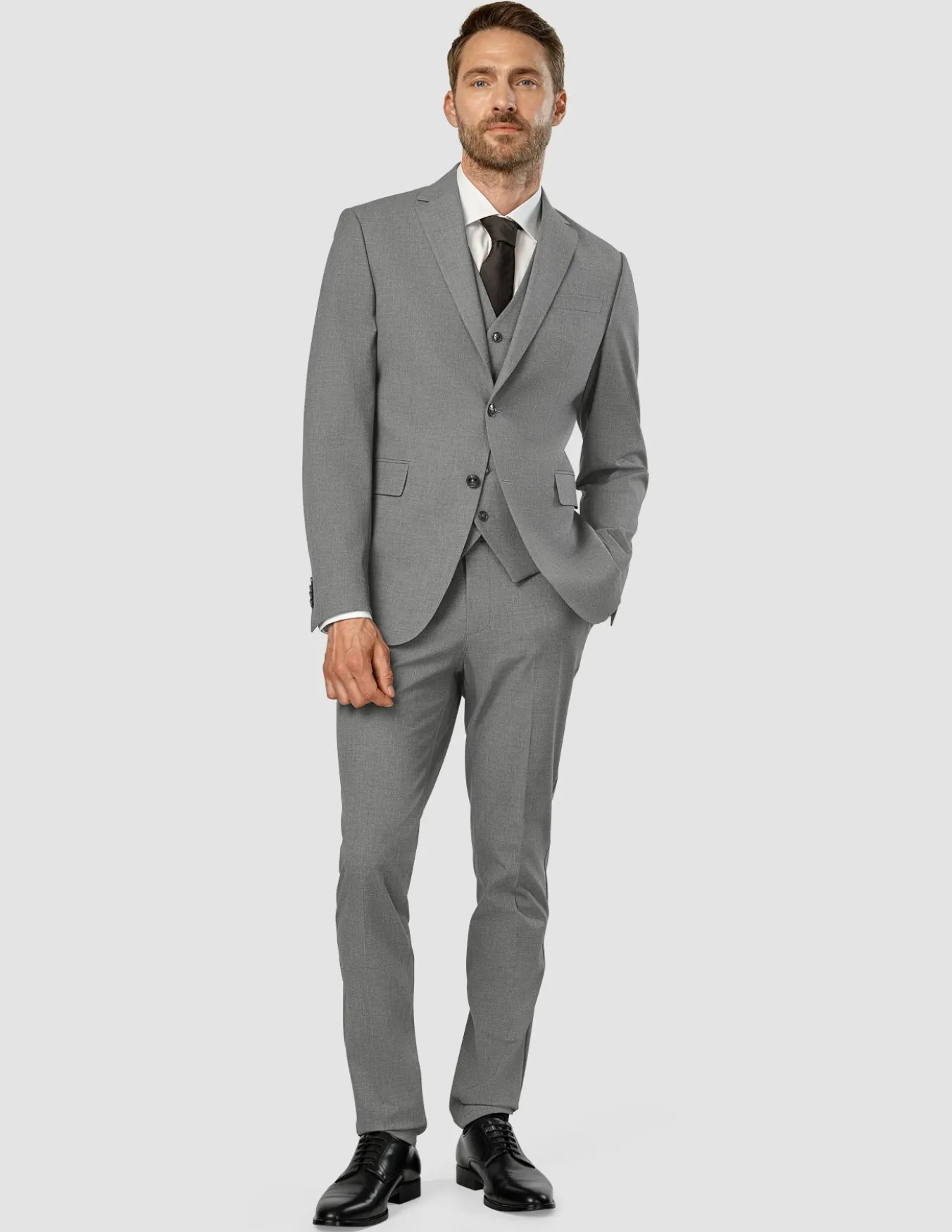 Essential Suit Dark Grey Melange