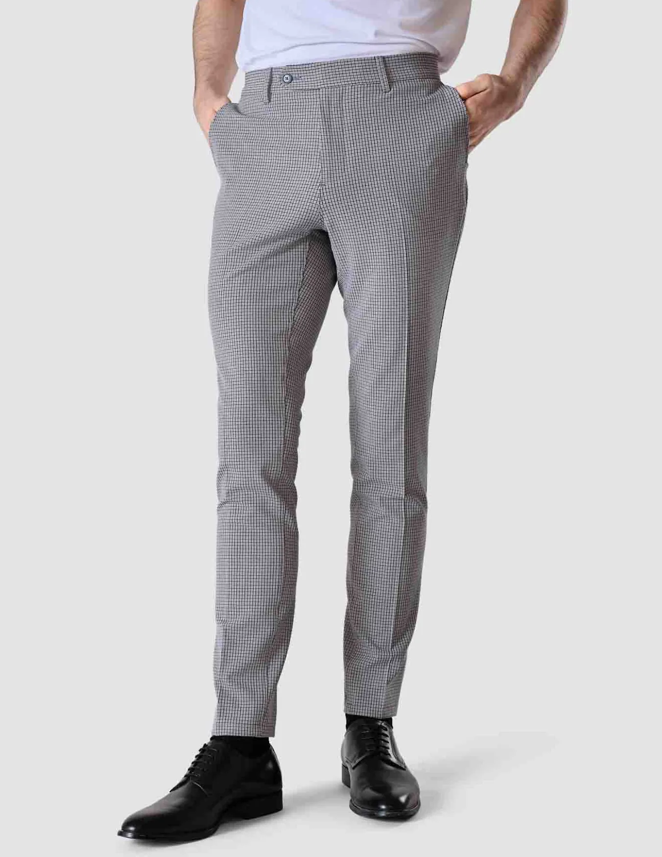Essential Suit Duo Check Blue