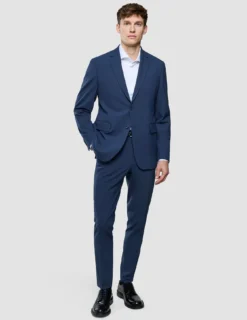 Essential Suit Navy Checks