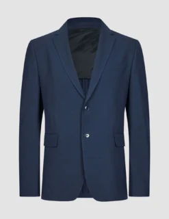 Essential Suit Navy Checks