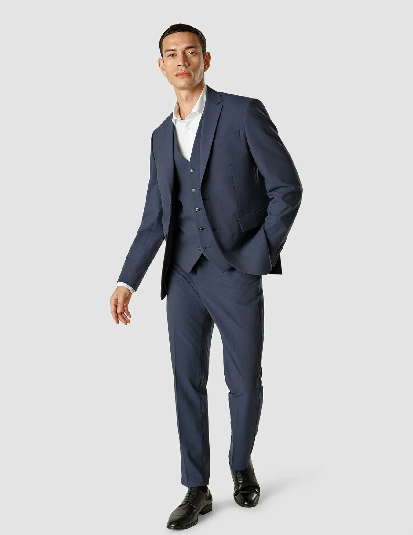 Essential Suit Navy Melange