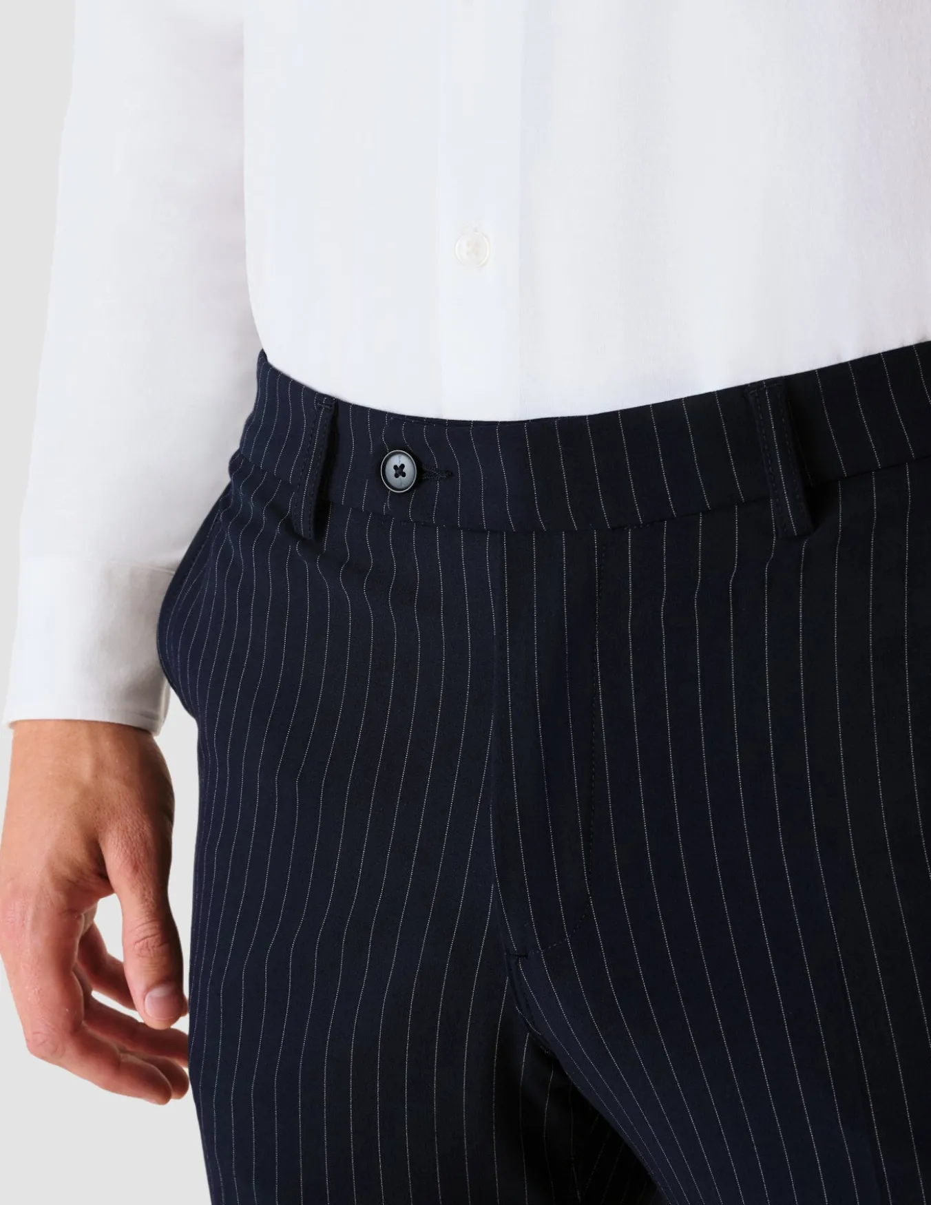 Essential Suit Navy Pinstripe