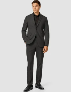 Essential Suit Pants Regular Asphalt Pinstripe