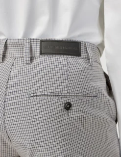 Essential Suit Pants Regular Duo Check Blue