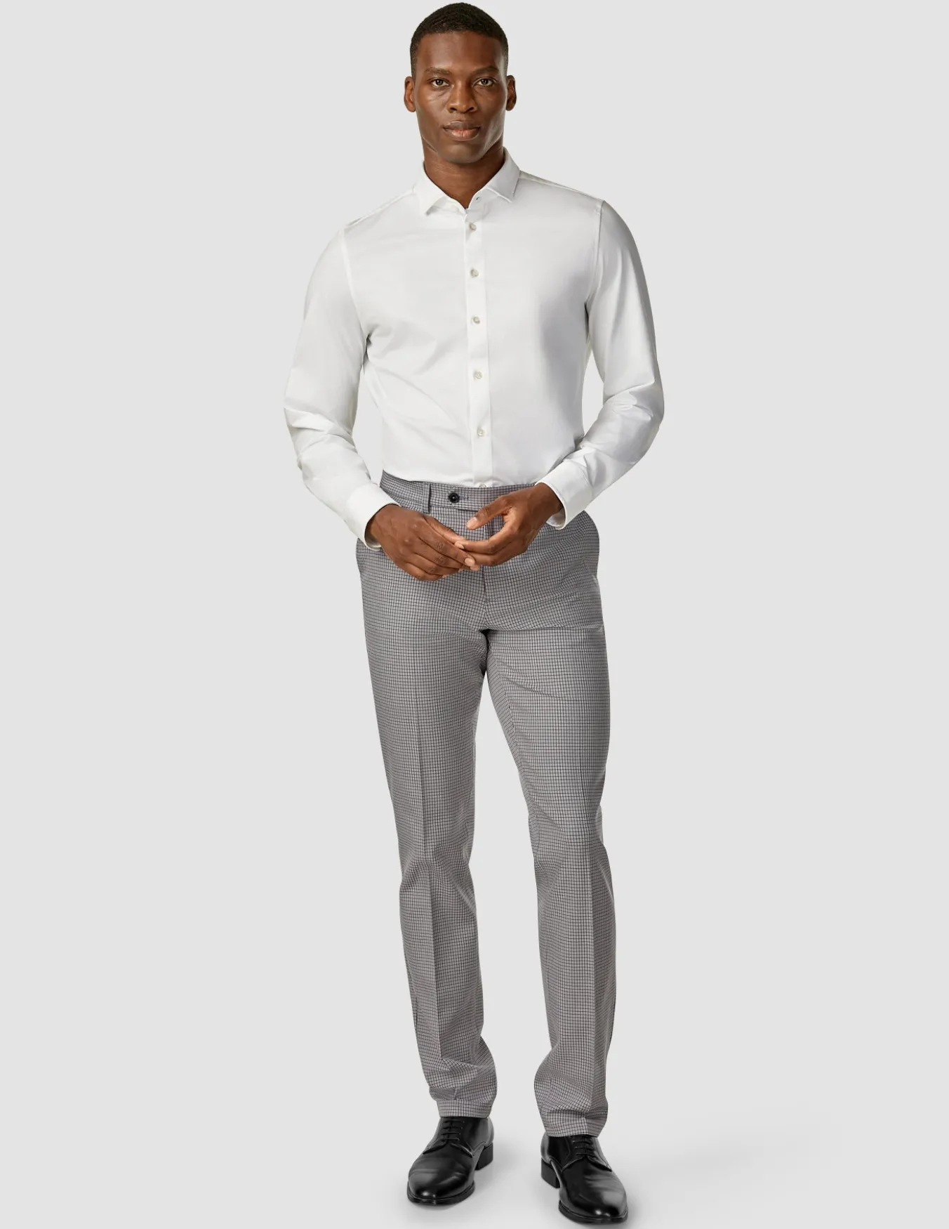 Essential Suit Pants Regular Duo Check Blue