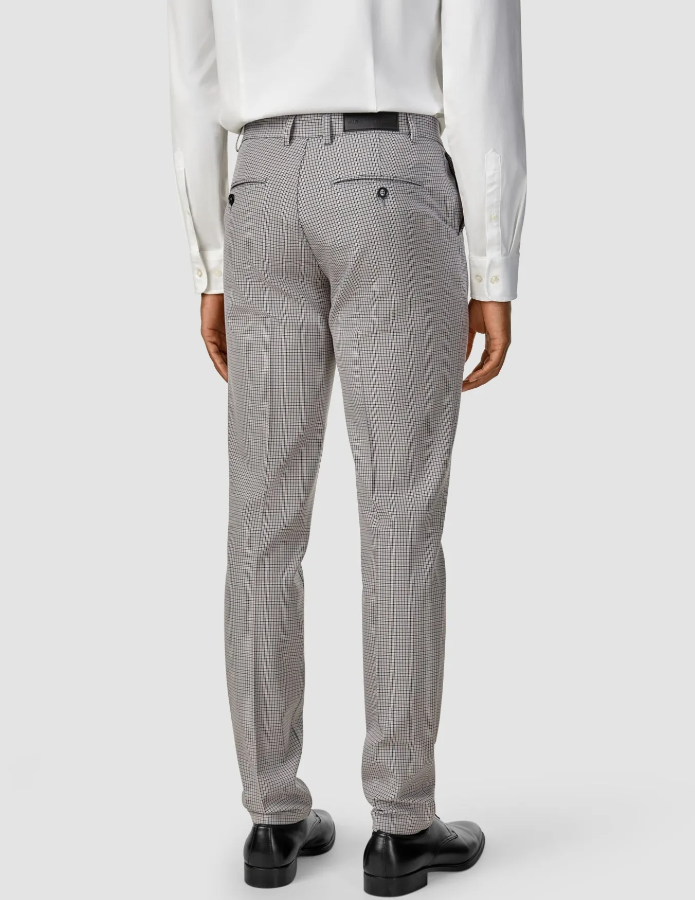 Essential Suit Pants Regular Duo Check Blue