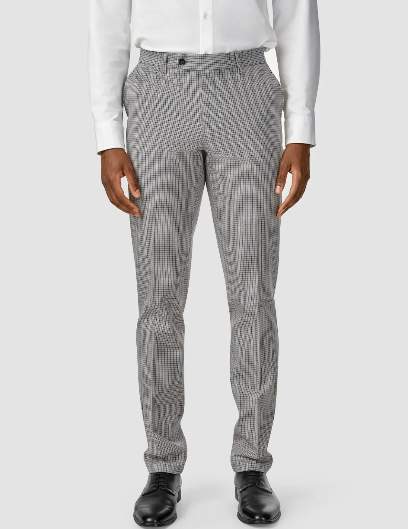 Essential Suit Pants Regular Duo Check Blue