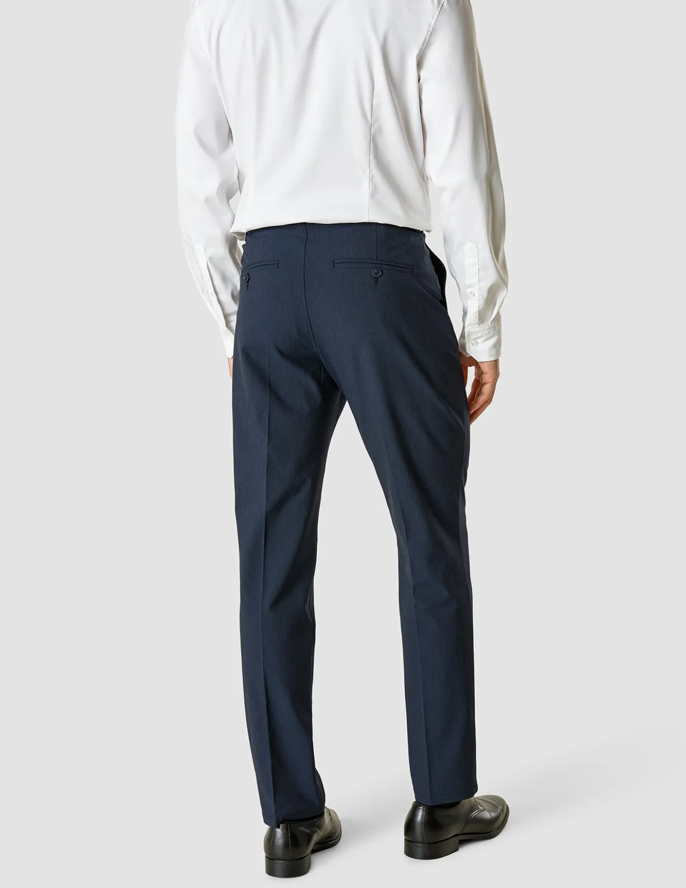 Essential Suit Pants Regular Navy Melange