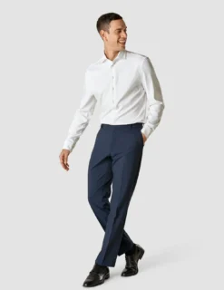 Essential Suit Pants Regular Navy Melange