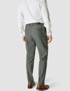 Essential Suit Pants Regular Green Melange