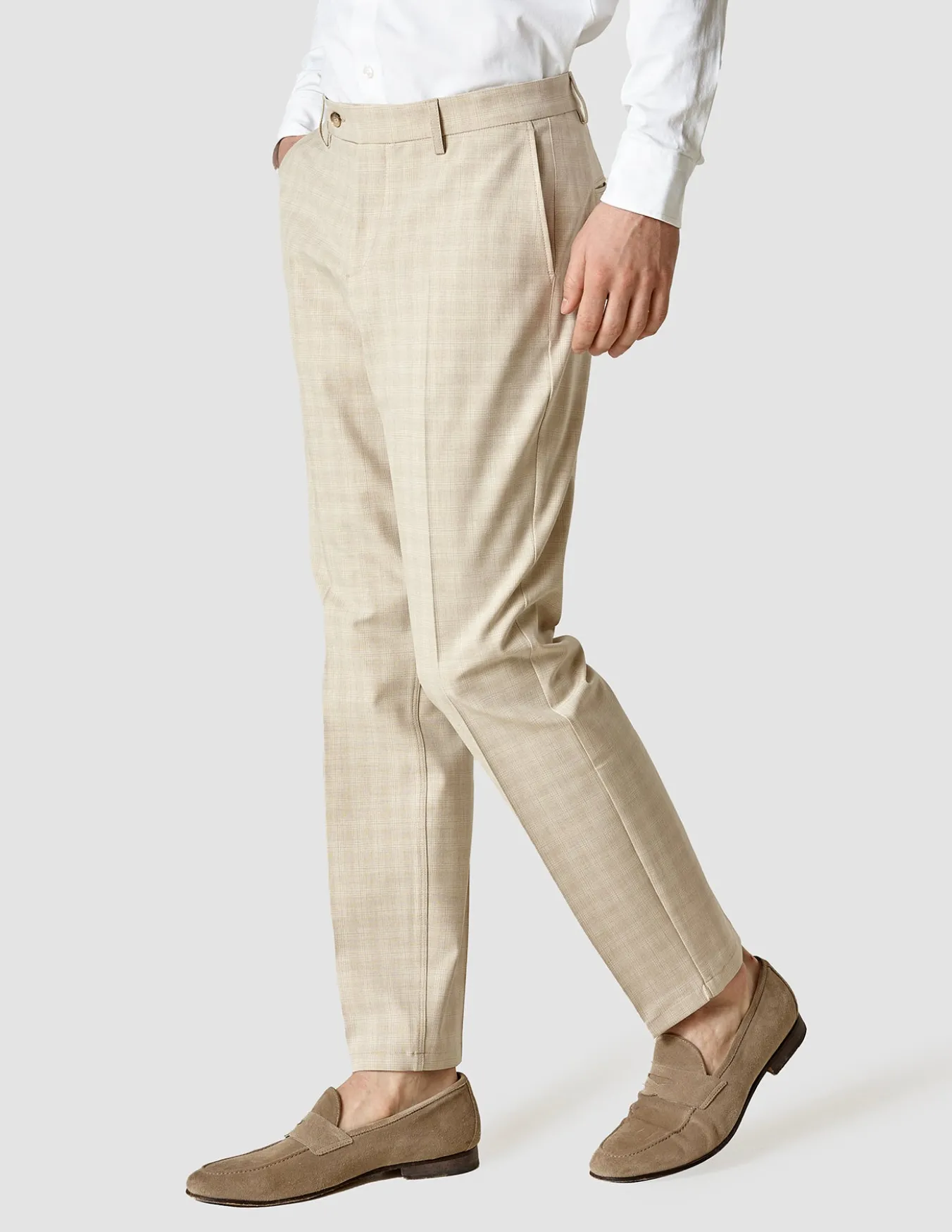 Essential Suit Pants Regular Warm Sand
